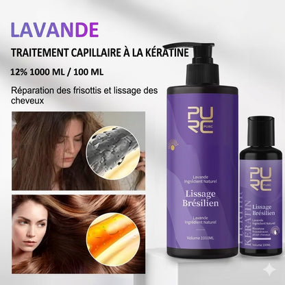 Vitalia x PURC : Le Lissage Brésilien Professionnel à la Lavande