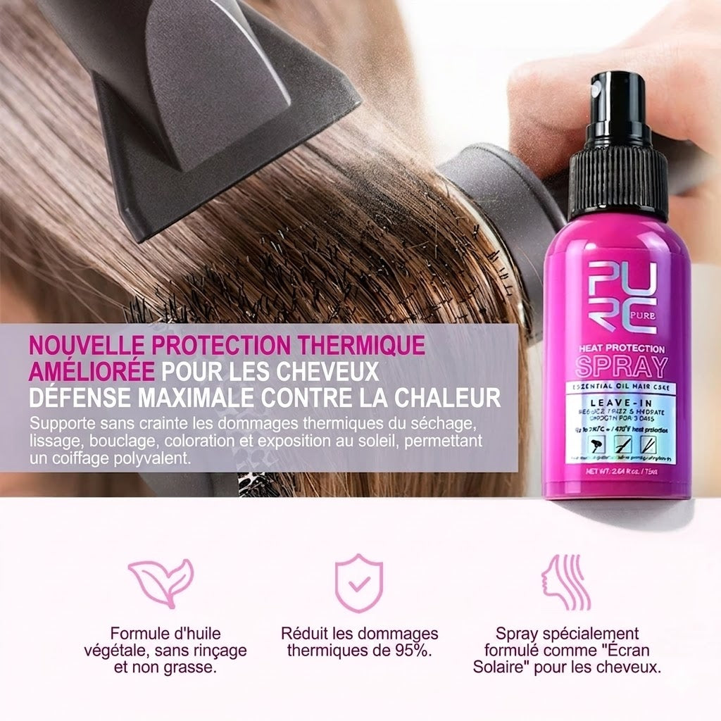 Bouclier Thermique 240°C : Spray Protection & Éclat Haute Performance