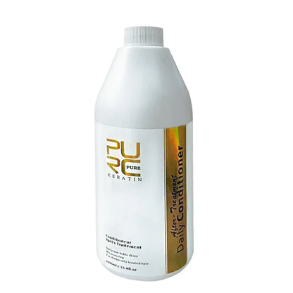 Shampoing PURC Keratin 1000ml – Soin Lavant Reconstructeur pour Cheveux Abîmés