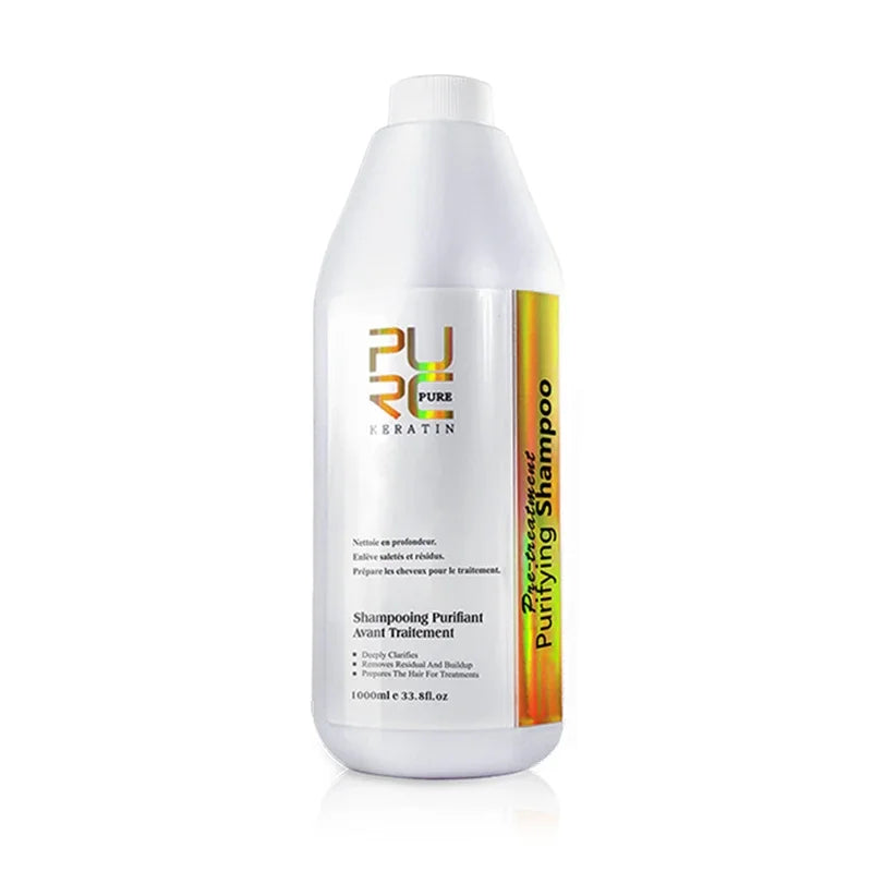 Shampoing PURC Keratin 1000ml – Soin Lavant Reconstructeur pour Cheveux Abîmés