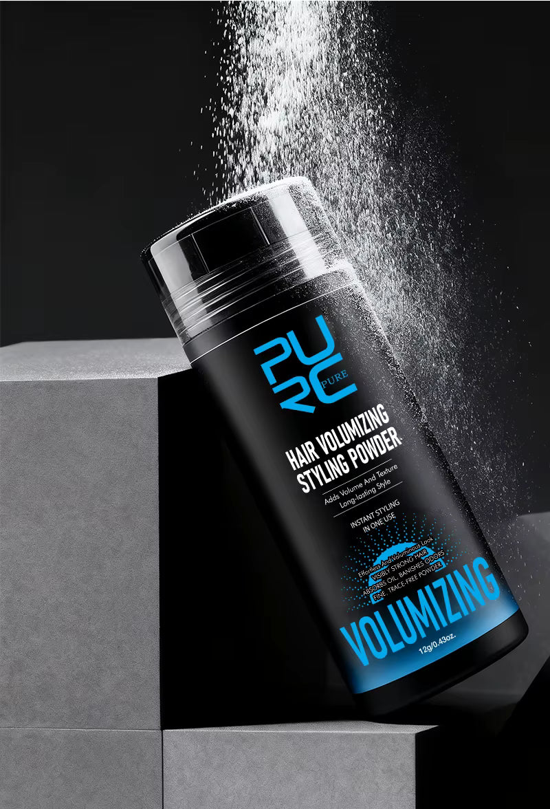 Poudre Volumatrice Cheveux 3-en-1 – Volume, Anti-Gras et Soin Nourrissant (Hommes & Femmes)