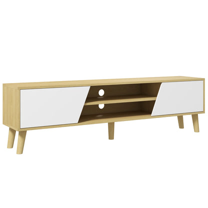 Meuble TV Scandinave 150 cm – Modernité & Rangement Intelligent